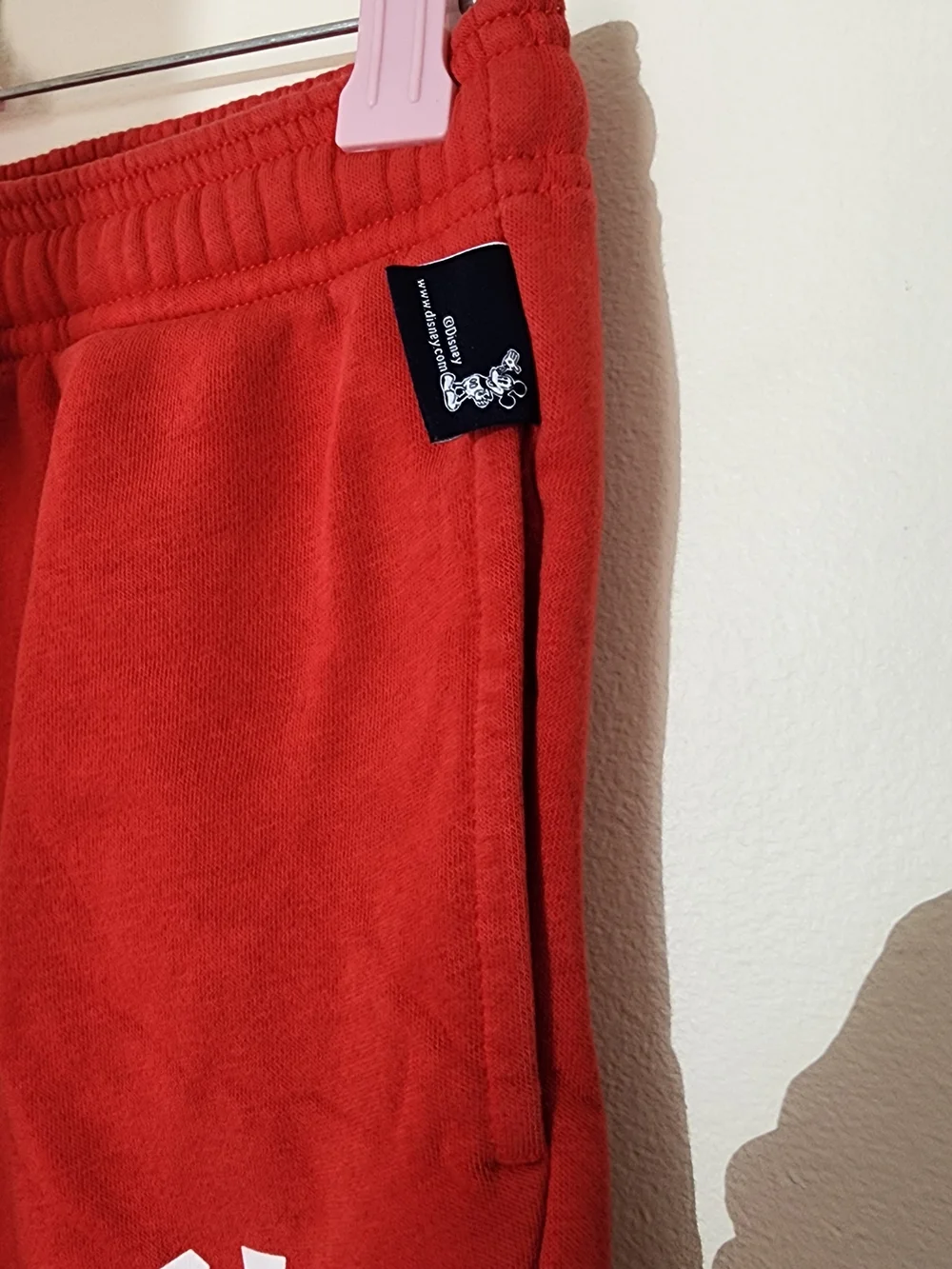 Gap Kids x Disney Mickey Mouse Medium Red Sweatpants Elastic Waistband Comfy